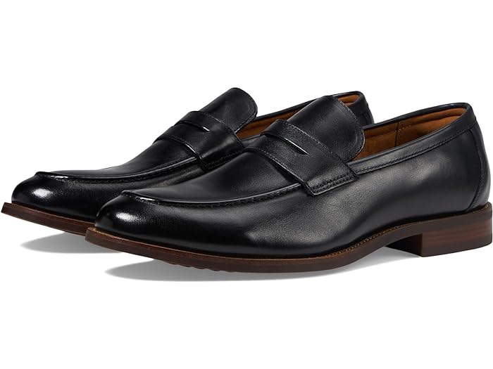 フローシャイム ビジネスシューズ メンズ (取寄) フローシャイム メンズ ルッチ モック トゥ ペニー ローファー Florsheim men Florsheim Rucci Moc Toe Penny Loafer Black