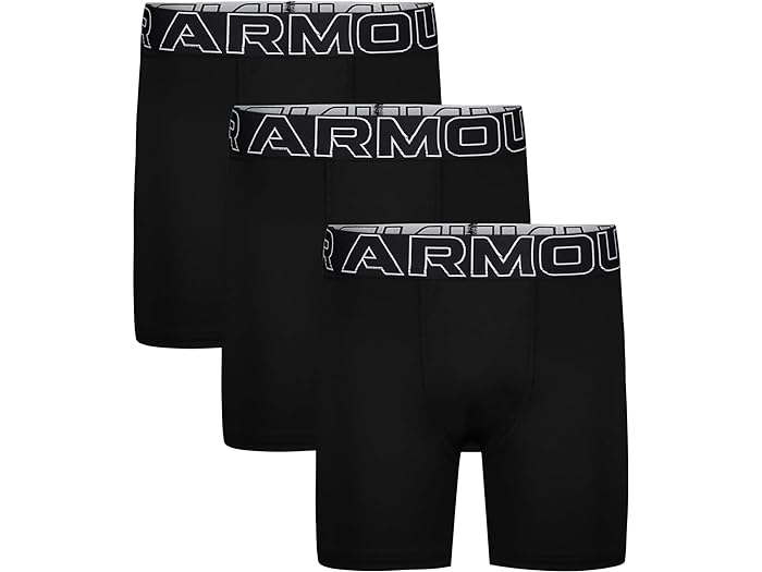 () ޡ å ܡ ѥեޥ ƥå å 3-ѥå ܥ ֥꡼ (ӥå å) Under Armour Kids boys Under Armour Kids Under Armour Kids Performance Tech Solid 3-Pack Boxer Briefs (Big Kids) Black