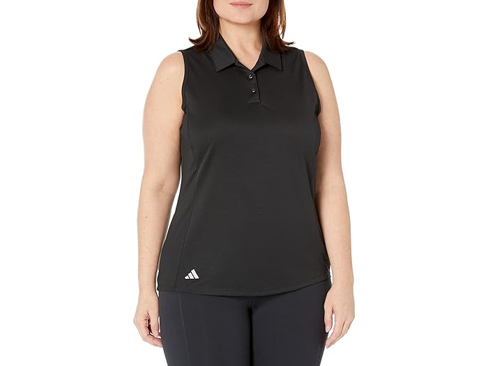 () AfB_X StEFA fB[X eNX`[ |Vc adidas Golf women adidas Golf Texture Polo Shirt Black