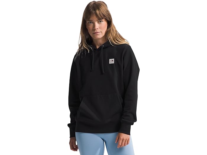 () m[XtFCX fB[X we[W pb` vI[o[ p[J[ The North Face women The North Face Heritage Patch Pullover Hoodie TNF Black