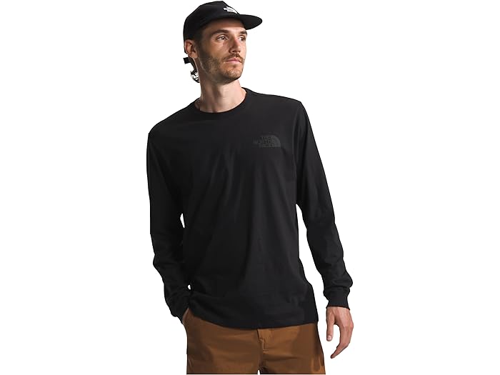 (取寄) ノースフェイス メンズ スリーブ ヒット グラフィック Tシャツ The North Face men The North Face Long Sleeve Sleeve Hit Graphic Tee TNF Black/TNF Blackのサムネイル