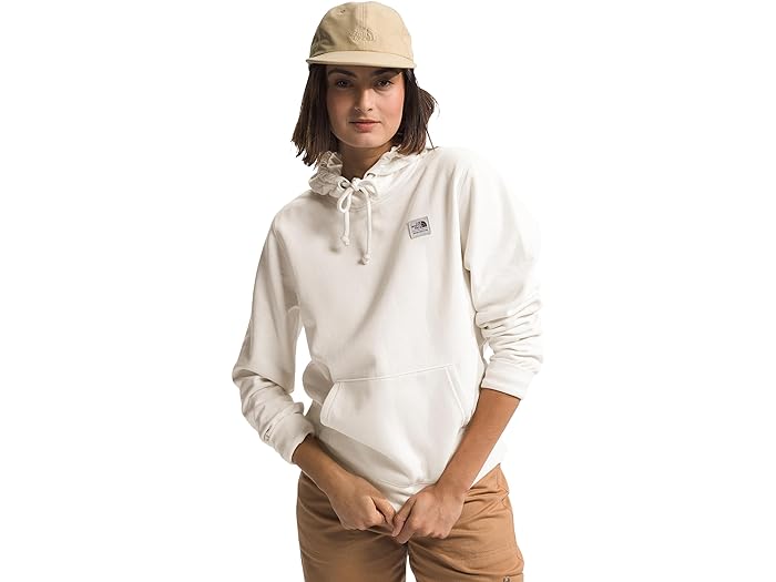 ザ・ノース・フェイス (取寄) ノースフェイス レディース ヘリテージ パッチ プルオーバー パーカー The North Face women The North Face Heritage Patch Pullover Hoodie White Dune