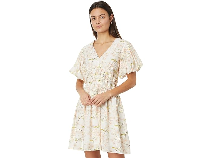 () G Z] fB[X J[ ~j hX en saison women en saison Callie Mini Dress Peony Green