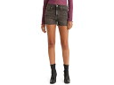 (取寄) リーバイス ジーンズ レディース ハイライズ ショーツ Levi's Women's High-Rise Shorts Scuffed Black(4)