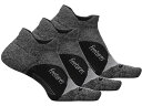 (取寄) フィーチャーズ エリート ライト クッション ノー ショー タブ 3-ペア パック Feetures Elite Light Cushion No Show Tab 3-Pair Pack Gray(4)