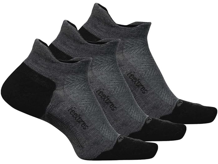 () ե㡼 ꡼ ޥå å Ρ 硼  3-ڥ ѥå Feetures Feetures Elite Max Cushion No Show Tab 3-Pair Pack Gray