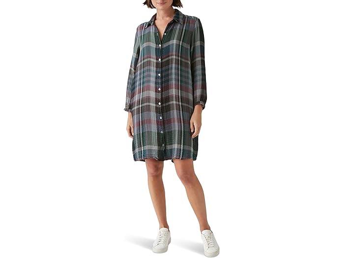 () }CP X^[Y fB[X |[[ o[ X[u VchX Michael Stars women Michael Stars Polly Balloon Sleeve Shirtdress Chalk Multi