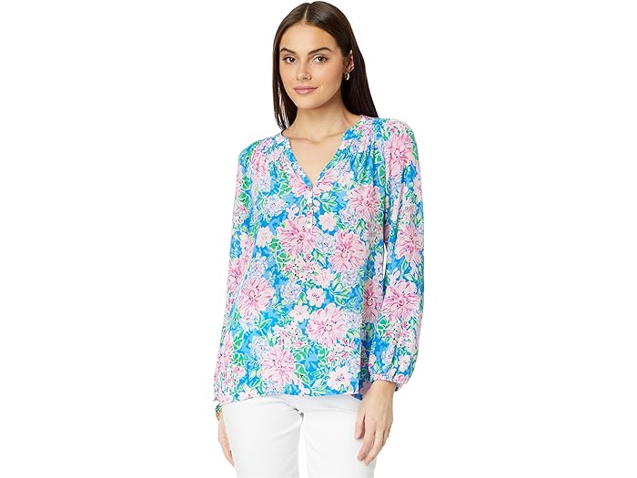 楽天ジェットラグ楽天市場店（取寄） リリー ピュリッツァー レディース エルザ トップ Lilly Pulitzer women Lilly Pulitzer Elsa Top Multi Spring In Your Step