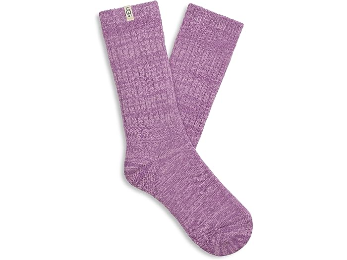 () AO fB[X u jbg XE` N[ \bNX UGG women UGG Rib Knit Slouchy Crew Socks Violet Queen