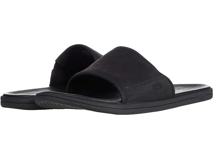 (取寄) アグ メンズ シーサイド スライド UGG men UGG Seaside Slide Black Leather