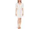 () }CPR[X fB[X [X V-lbN bh hX MICHAEL Michael Kors women MICHAEL Michael Kors Lace V-Neck Mod Dress White