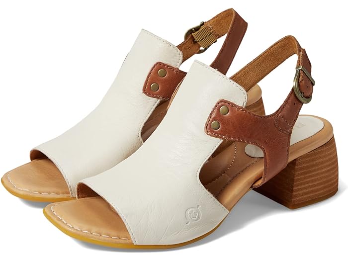 (取寄) ボーン レディース シルヴィー Born women Sylvie White/Brown