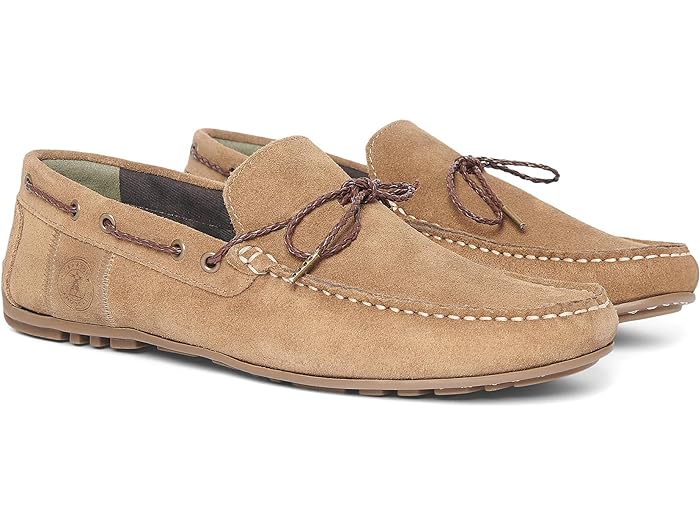 () Х֥  󥽥 Barbour men Jenson Taupe Suede