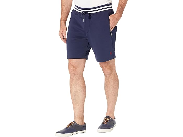 (取寄) ラルフローレン メンズ 7.5 ダブルニット ショーツ Polo Ralph Lauren men Polo Ralph Lauren 7.5" Double-Knit Shorts Cruise Navy Multi