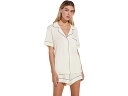 () Go[WFC fB[X W[ - U bNXh-tBbg V[g pW} Zbg Eberjey women Eberjey Gisele - The Relaxed Short Pajama Set Pure Ivory