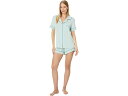 (取寄) エバージェイ レディース ジゼル - ザ リラックスド-フィット ショート パジャマ セット Eberjey women Eberjey Gisele - The Relaxed Short Pajama Set Surf Spray/Agave