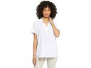 (取寄) エヌワイディージェイ レディース ショート スリーブ ベッキー ブラウザ NYDJ women NYDJ Short Sleeve Becky Blouse Optic White