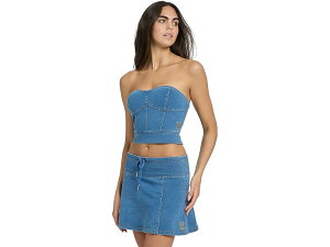 () 塼塼 ǥ ե ǥ˥  Juicy Couture women Juicy Couture Faux Denim Skirt Indigo Dye