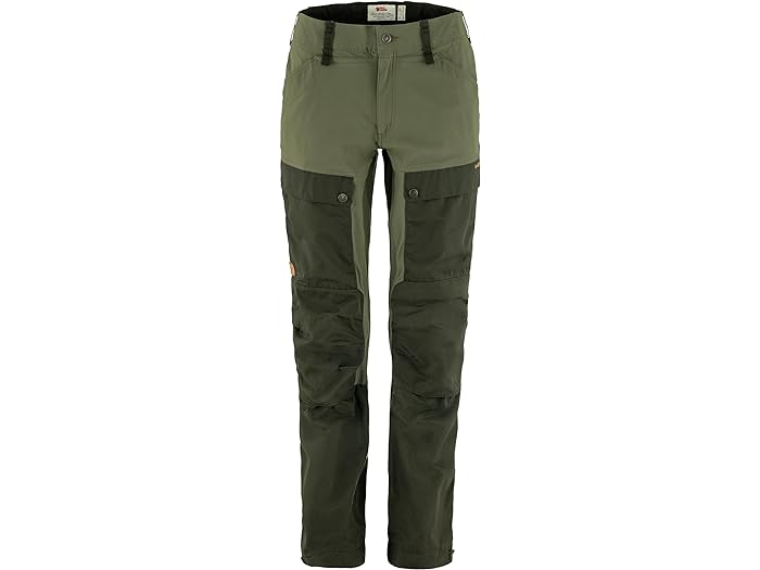 (取寄) フェールラーベン レディース ケブ トラウザーズ カーブ Fjllrven women Fjallraven Keb Trousers Curved Deep Forest/Laurel Greenのサムネイル