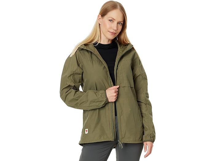 () tF[[x fB[X nC R[Xg EBh WPbg Fjllrven women Fjallraven High Coast Wind Jacket Green