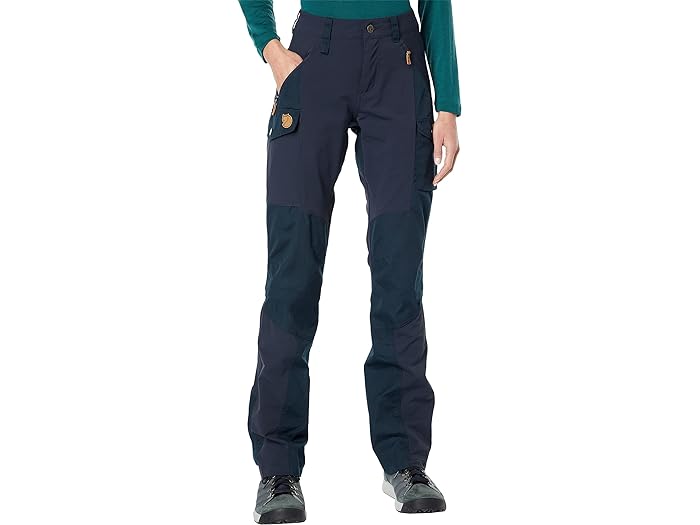 () ե顼٥ ǥ ˥å  ȥ饦 Fjllrven women Fjallraven Nikka Curved Trousers Dark Navy