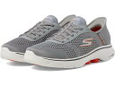 (取寄) スケッチャーズ スニーカー メンズ ゴー ウォーク 7 - フリー ハンド 2 ハンズフリー スリップインズ SKECHERS Performance men Go Walk 7 - Free Hand 2 Hands Free Slip-Ins Grey/Orange