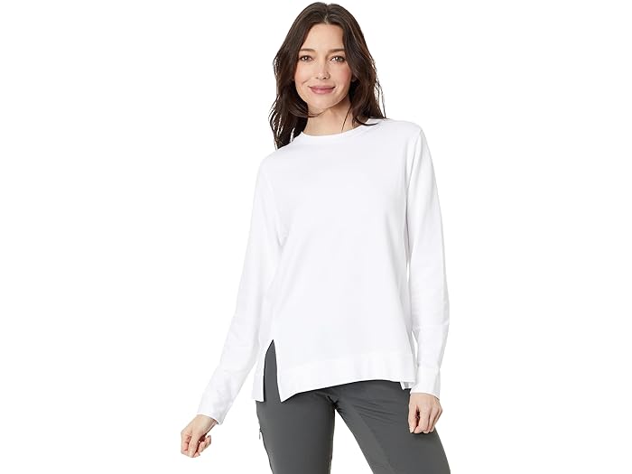 () TASC ptH[}X fB[X o[EH[N XEFbgVc 2.0 tasc Performance women tasc Performance Riverwalk Sweatshirt 2.0 White