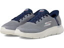 (取寄) スケッチャーズ スニーカー メンズ ゴー ウォーク フレックス - ニュー ワールド ハンズフリー スリップインズ SKECHERS Performance men Go Walk Flex - New World Hands Free Slip-Ins Grey/Navy