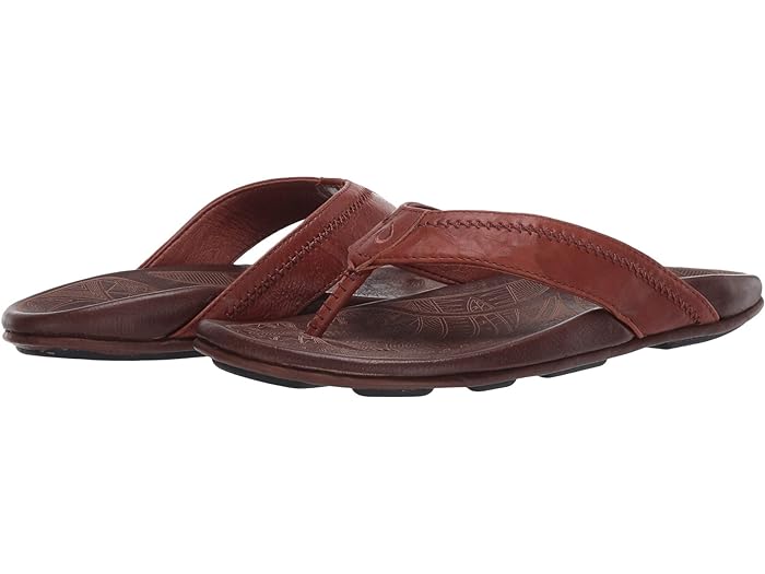 (取寄) オルカイ メンズ ヒアポ OluKai men Hiapo Rum/Dark Wood