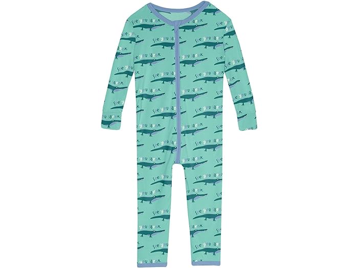 () LbL[ pc LbY {[CY vg Jo[I[ EBY 2EFC Wbp[ (Ct@g) Kickee Pants Kids boys Kickee Pants Kids Print Coverall with Two-Way Zipper (Infant) Glass Later Alligator