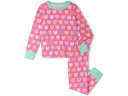 () nbgC LbY K[Y V{ n[c Rbg pW} Zbg (gh[/g Lbh/rbO Lbh) Hatley Kids girls Hatley Kids Shibori Hearts Cotton Pajama Set (Toddler/Little Kid/Big Kid) Fuchsia Purple