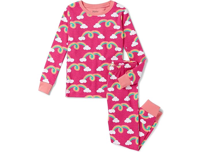 () nbgC LbY K[Y C{[ A[` pW} Zbg (gh[/g LbY/rbO LbY) Hatley Kids girls Hatley Kids Rainbow Arch Pajama Set (Toddler/Little Kids/Big Kids) Pink