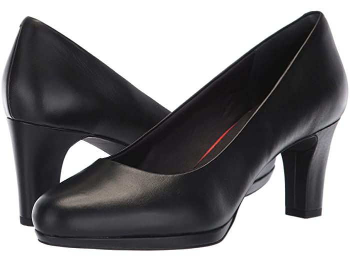 ロックポート ハイヒール (取寄) ロックポート レディース トータル モーション レア ポンプ Rockport women Rockport Total Motion Leah Pump Black Nappa