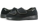 (取寄) シルバーツ レディース ストレッチャブル コンフォート ハグスター シューズ オア スリッパ Silverts women Silverts Stretchable Comfort Hugster Shoes Or Slippers Black