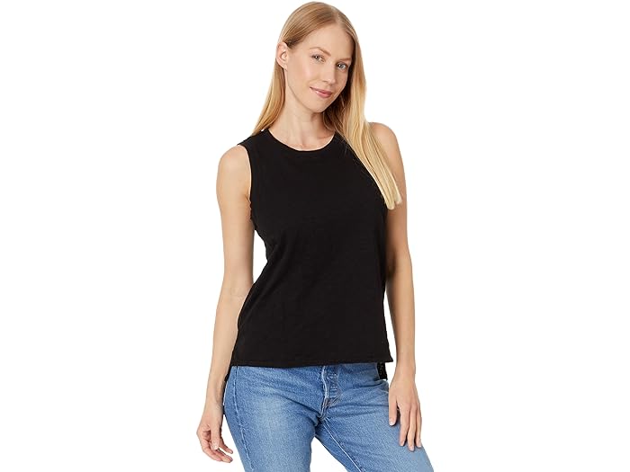 () bhI[hbN fB[X u ~bNX O ^N Mod-o-doc women Mod-o-doc Rib Mix Long Tank Black