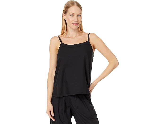 () pNg fB[X TZbg Cg K[[ J~ ^N PACT women PACT Sunset Light Gauze Cami Tank Black