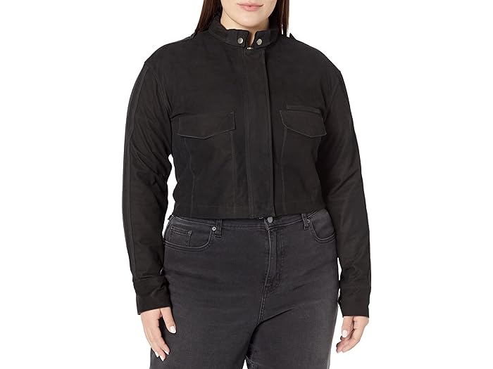 (取寄) ジャケット ニュー ヨーク レディース クリスティーナ ヌバック レザー jakett NEW YORK women jakett NEW YORK Christina Nubuck Leather Black