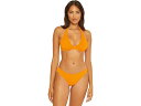 (取寄) ベッカ バイ レベッカ バーチュ レディース サントリーニ シャード アマリ ホルター BECCA by Rebecca Virtue women BECCA by Rebecca Virtue Santorini Shirred Amari Halter Orange Burst