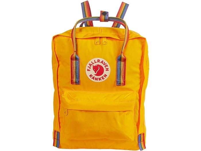 () tF[[x C{[ Fjllrven Fjallraven Kanken Rainbow Warm Yellow/Rainbow Pattern