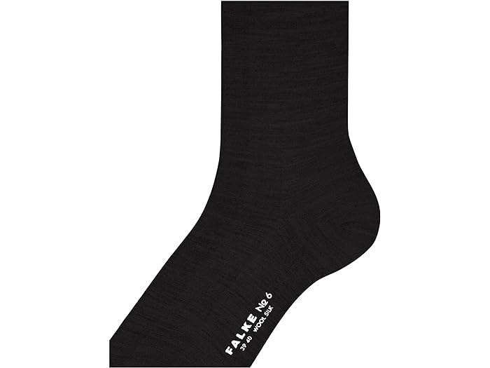 (取寄) ファルケ メンズ ナンバー 6 ウール シルク ソックス Falke men Falke No. 6 Wool Silk Socks Black