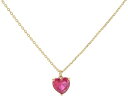 ケイトスペード ネックレス (取寄) ケイトスペード レディース マイ ラブ ペンダント ネックレス Kate Spade New York women Kate Spade New York My Love Pendant Necklace Ruby - July