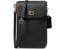 (取寄) コーチ レディース ポリッシュ ペブル レザー フォン クロスボディ COACH women COACH Polished Pebble Leather Phone Crossbody Black