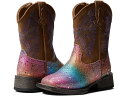 () [p[ LbY K[Y Ob^[ C{[ (gh[) Roper Kids girls Roper Kids Glitter Rainbow (Toddler) Tan