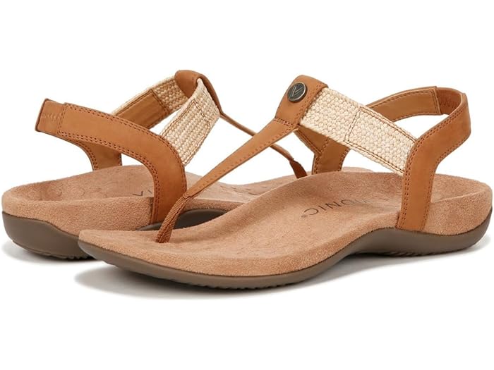 (取寄) バイオニック サンダル レディース ブレア シューズ 靴 VIONIC women Brea Camel Nubuck Leather