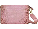 () AkVJ fB[X gv Rp[gg NX{fB - 696 Anuschka women Anuschka Triple Compartment Crossbody - 696 Croc Embossed Blush Gold