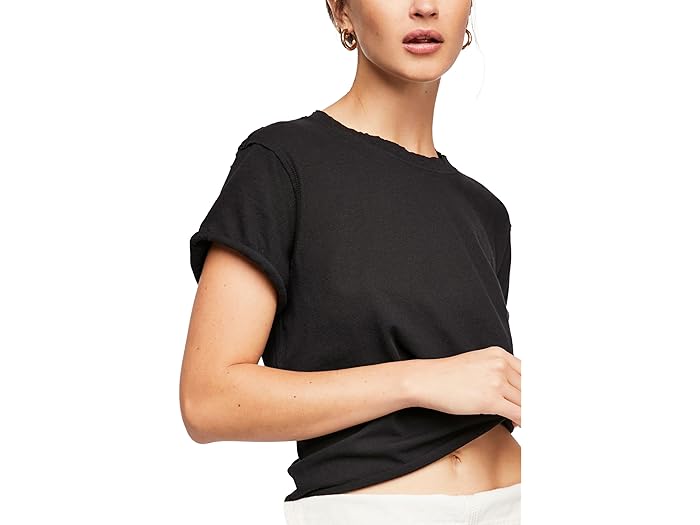 (取寄) フリーピープル レディース ザ パーフェクト ティー Free People women The Perfect Tee Black