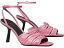 () ȥ꡼С ǥ 85  롼 ҡ  Tory Burch women Tory Burch 85 mm Ruched Heel Sandals Pink Bubblegum