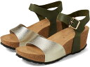 (取寄) エリックマイケル レディース ロザリー Eric Michael women Rosalie Green/Gold(4)