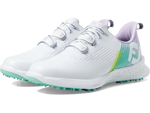 (取寄) フットジョイ ゴルフシューズ レディース FJ フューエル 大きいサイズ FJ FootJoy women FJ Fuel Golf Shoes White/Green/Lilac (取寄) フットジョイ ゴルフシューズ レディース FJ フューエル 大きいサイズ FJ FootJoy women FJ Fuel Golf Shoes White/Green/Lilac