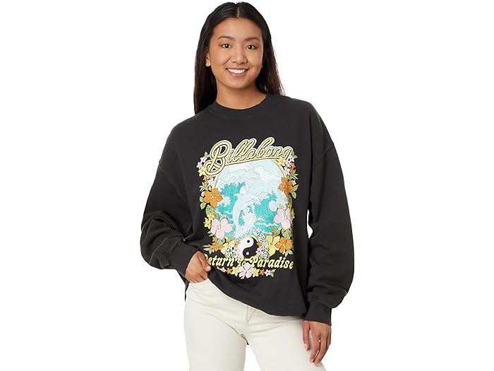 () r{ fB[X Ch C XEFbgVc Billabong women Billabong Ride in Sweatshirt Black Sands 3